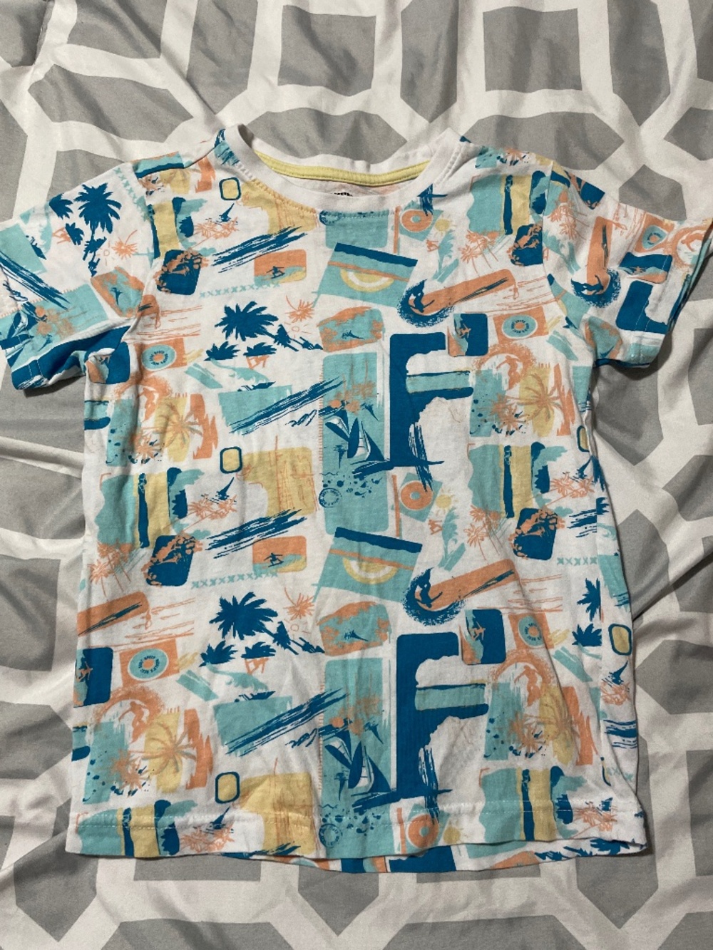 surfer themed tshirt